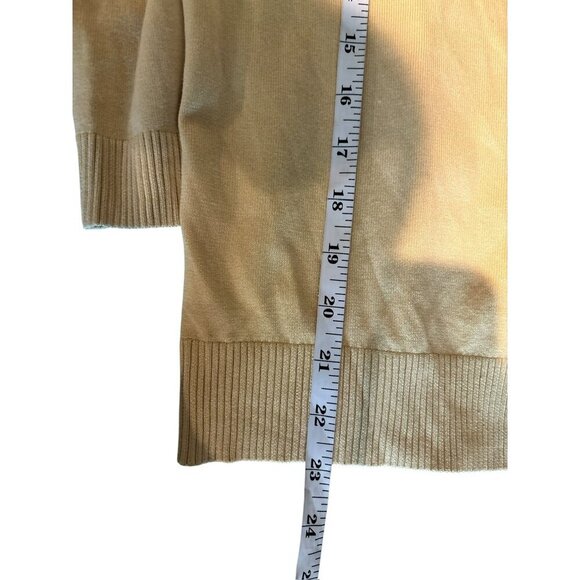 August Silk Knits Women's Light Pastel Yellow Cardigan - Picture 6 of 7